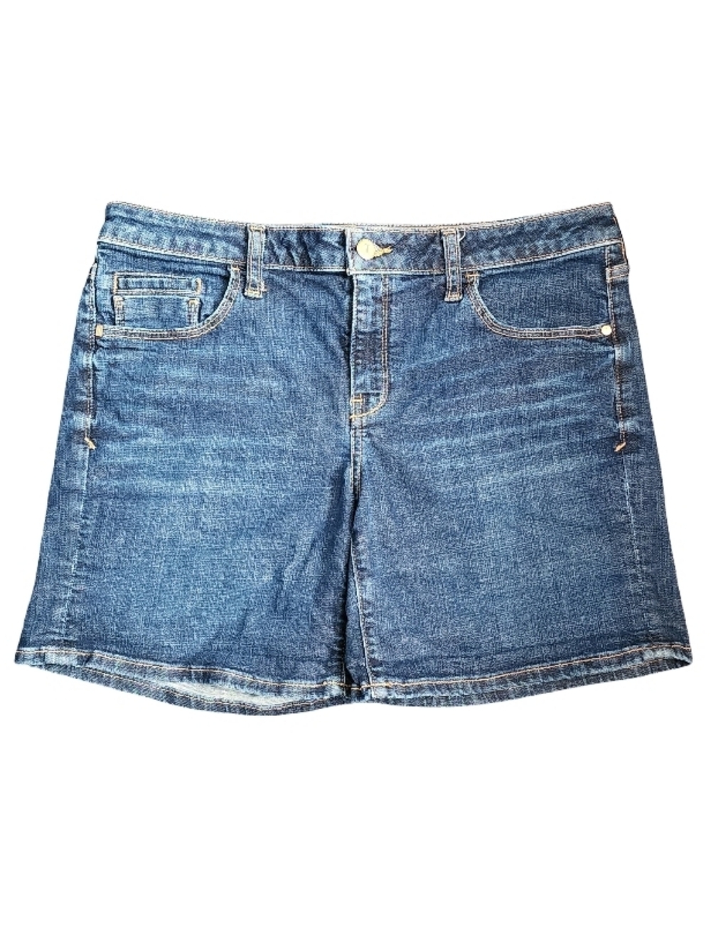 Pilcro Anthropologie Denim Shorts Sz 30‎ Mid Rise Stretch Blue